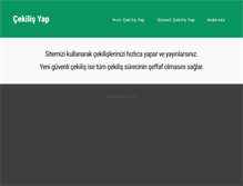 Tablet Screenshot of cekilisyap.com